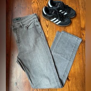 Lauren by Ralph Lauren Gray Straight Leg Jeans